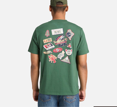 Timberland t-shirt stampa retro