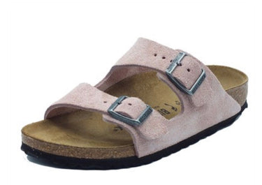 BIRKESTOCK ARIZONA PINK CLAY, SUEDE LEAT