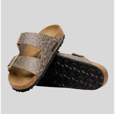 BIRKESTOCK ARIZONA LEO GRAY TAUPE, SYNTH