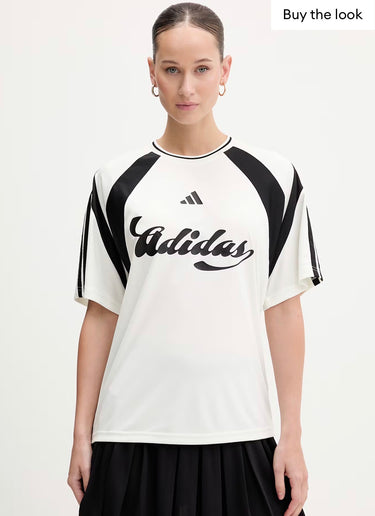 adidas t-shirt scritta donna