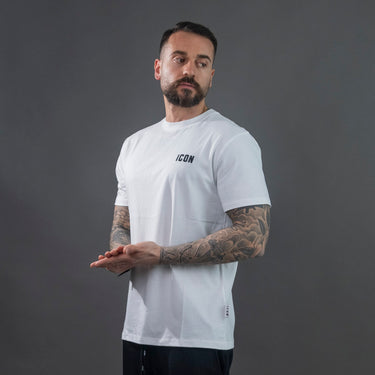 Icon t-shirt con ricamo uomo
