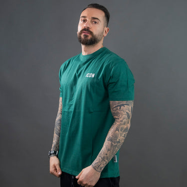 Icon t-shirt con ricamo uomo