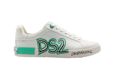 Ds2 sneaker bianco verde acqua
