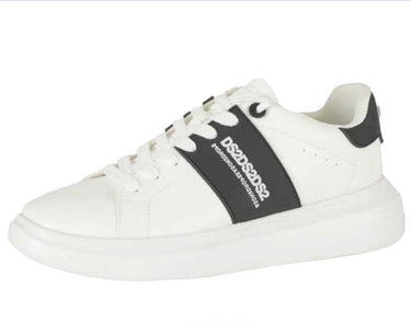 Ds2 sneaker bianco fascia nera