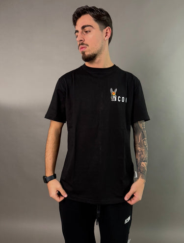 icon t-shirt uomo stampa pupazzo