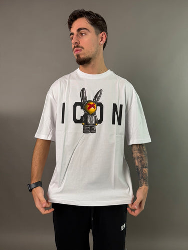 icon t-shirt uomo stampa pupazzo