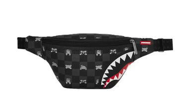 SPRAYGROUND GRAY PEEKING CHARACTER CHECK