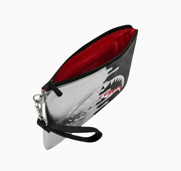 SPRAYGROUND SILVER SIDE DRIP BLACK CHECK