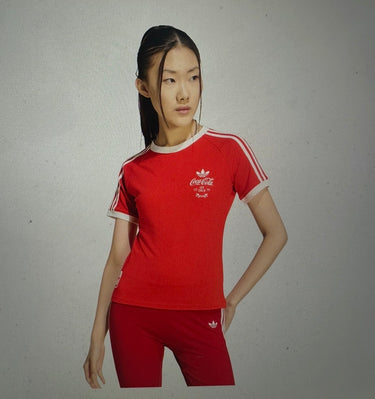 adidas t shirt coca cola donna
