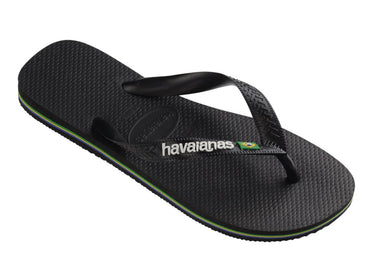 HAVAIANAS Logo fc pretoblack UK