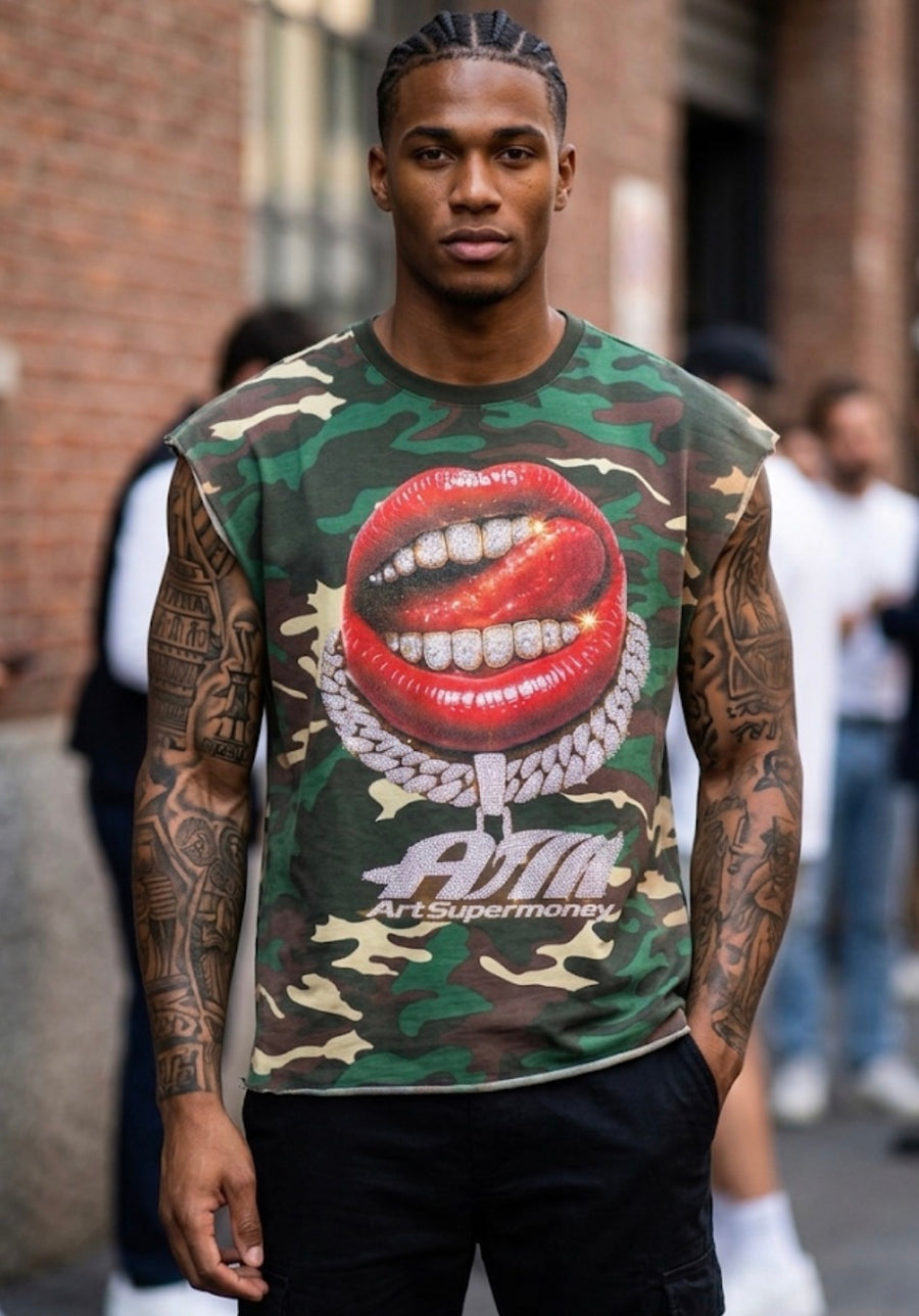 Art super money grillz smanicata