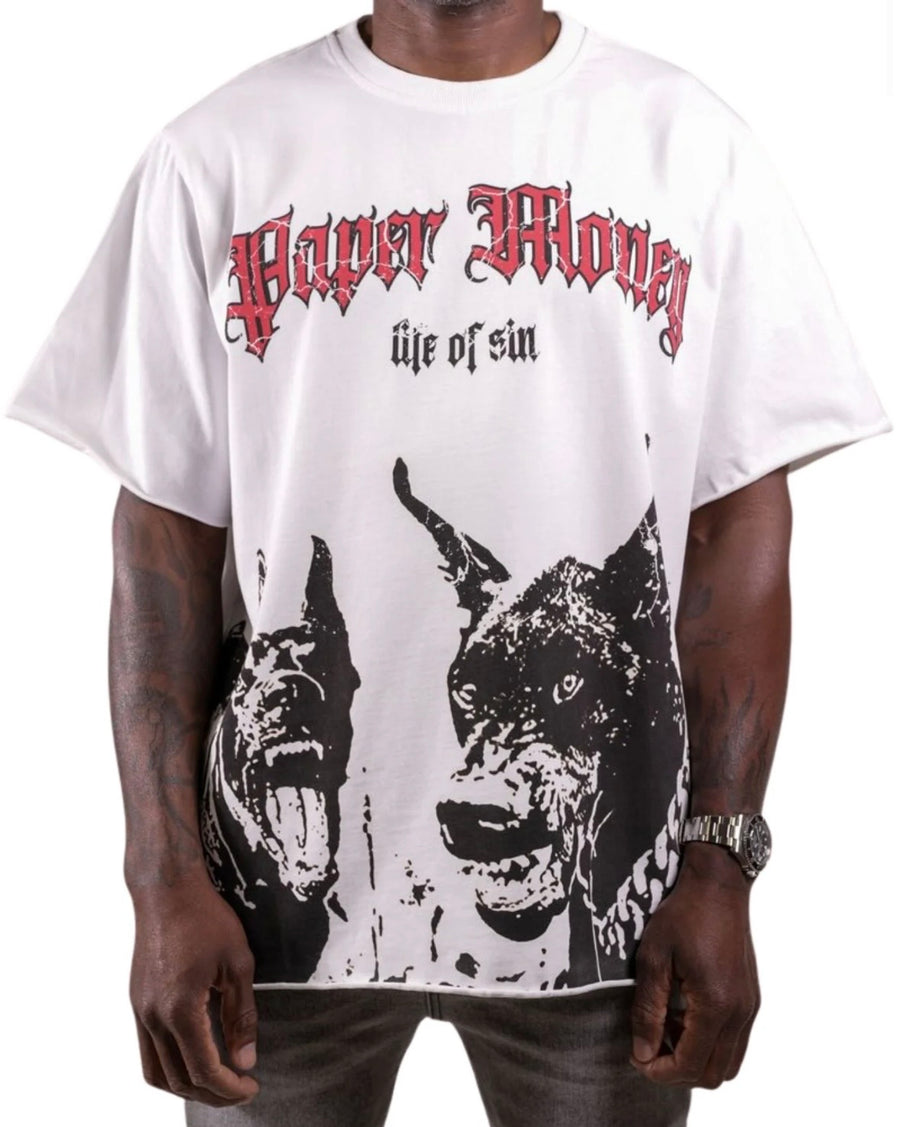 Paper money t-shirt doberman