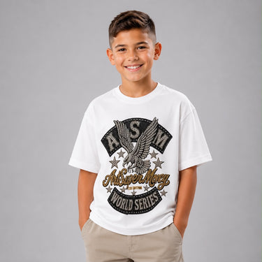 Artsupermoney t-shirt aquila kids