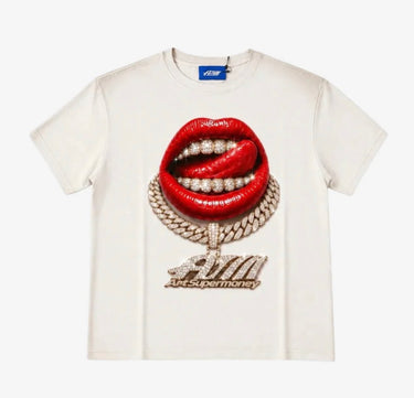 artsupermoney t-shirt grizzl bocca