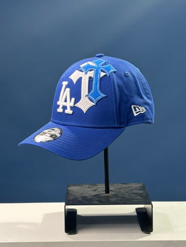 custom cap blu la croci curva