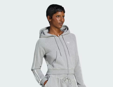 adidas felpa con cappuccio e zip donna