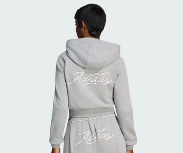 adidas felpa con cappuccio e zip donna