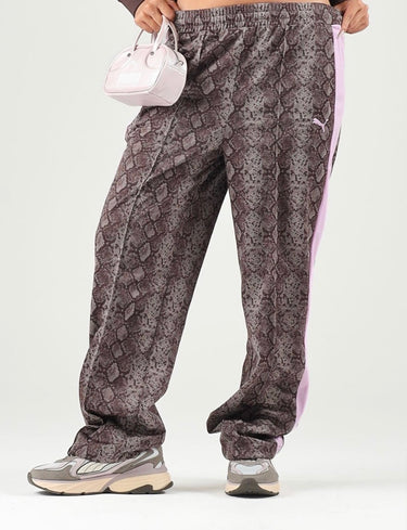 PUMA T7 SNAKE AOP STRAIGHT PANTS donna