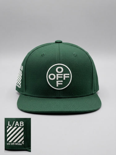Lab off-white cap visiera dritta cerchio