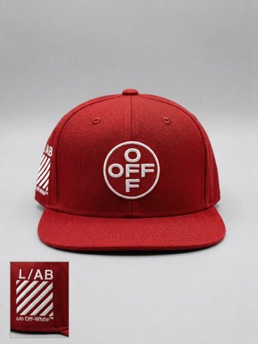 Lab off-white cap visiera dritta cerchio