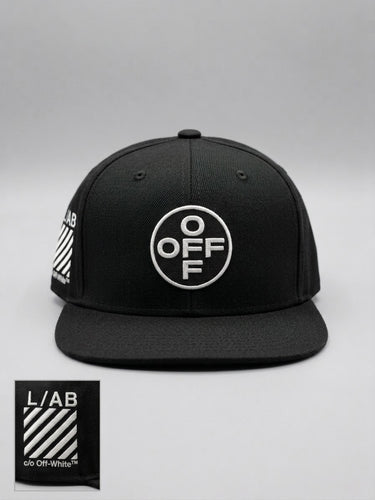 Lab off-white cap visiera dritta cerchio