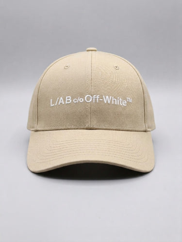 Lab off-white cap scritta