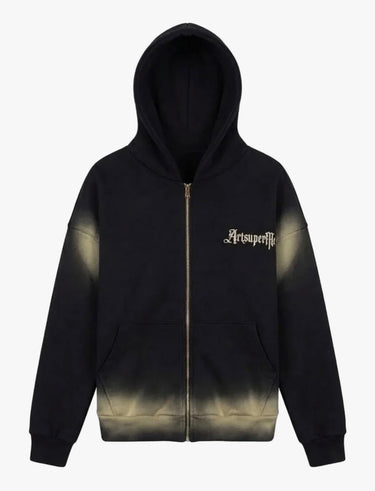 artsupermoney felpa zip tbar