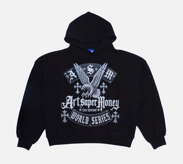 artsupermoney felpa chrome bird