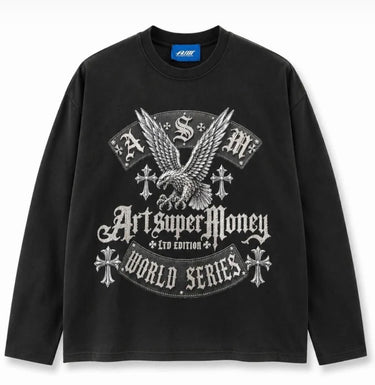 artsupermoney longsleeve crome bird