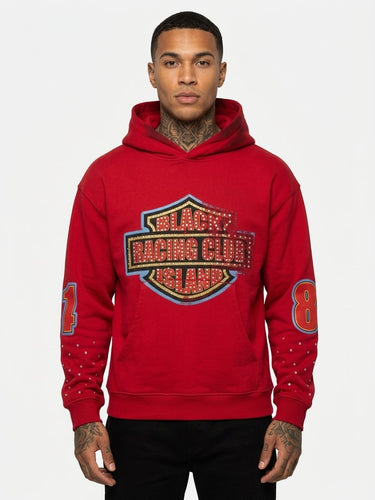 Black island hoodie racing club