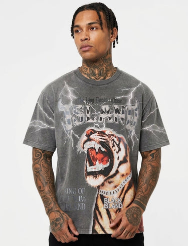 Black island t-shirt tiger