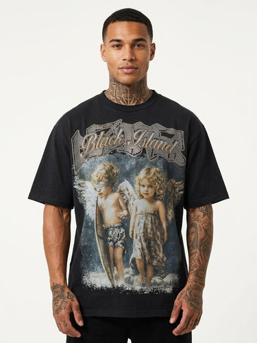 Black island t-shirt angel