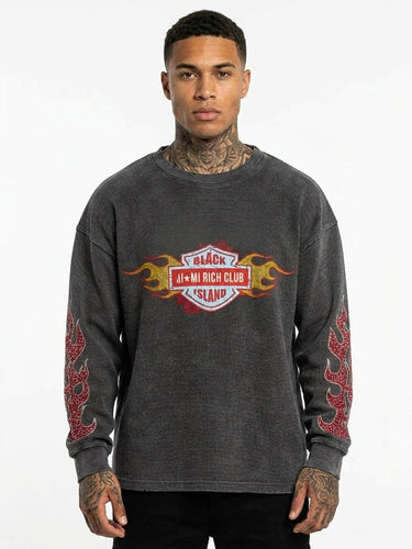 Black island loongsleeve flame cub