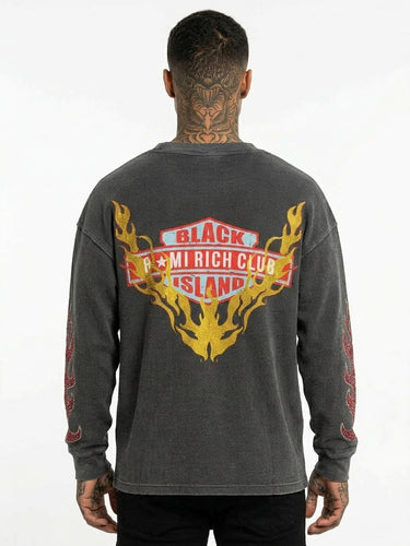 Black island loongsleeve flame cub