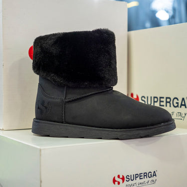 Superga faux suede fur kids