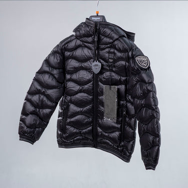 Blauer imbottito piuma kids