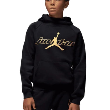 jordan felpa scritta oro kids