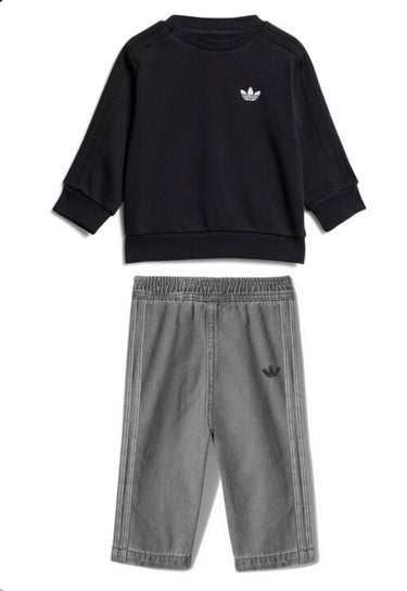 ADIDAS DENIM CREW SET KIDS