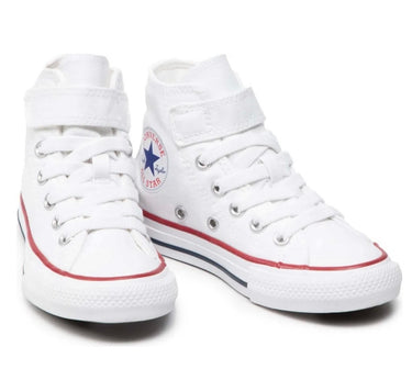 Converse alta mid bianca kids